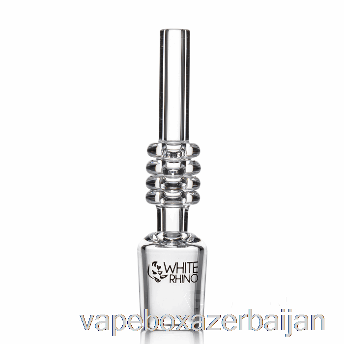 E-Juice Vape White Rhino Nectar Collector Quartz Tips 18mm